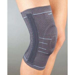 Еластичний наколінник Aurafix 114 з гелевою подушечкою і 4 ребрами жорсткості (XXL)