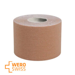 Кінезіо тейп Wero Swiss® Performance бежевий 5см*5м
