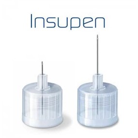 Голки стерильні INSUPEN для інсулінових ручок, 8 мм, 30G - 0,30 мм, 100 шт/уп.