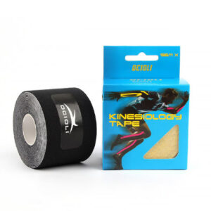 Кінезіо тейп Ocioli чорний 2,5см*5м