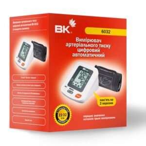 Вимірювач артеріального тиску цифровий автоматичний ВК 6032 (стандартна манжета)
