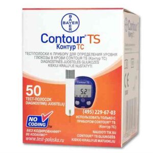Тест-смужки Контур ТС (Contour TS), 50шт