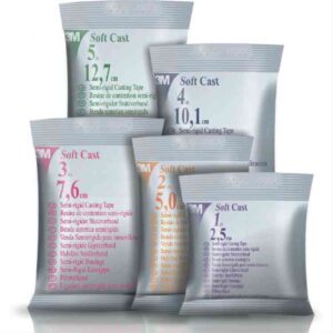 Напівжорсткий бинт для іммобілізації Soft Cast, 12,7см*3,6м, білий, 