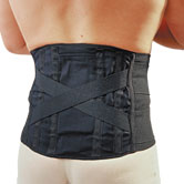 Бандаж підтримуючий з подвійною фіксацією, Алком 2038, розмір 5 (білий)