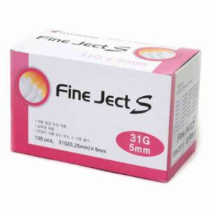 Голки для інсулінових шприц-ручок 31G(0,25 мм)*5 мм,(100шт.)