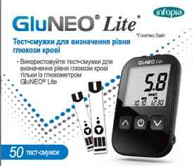 Тест-смужки ГлюНео Лайт (GluNeo Lite), 50шт