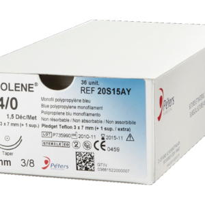 Нитка, що не розсмоктується, COROLENE (Пролен) 3/0, колюча 2*36 мм, 1/2, довжина 90 см, 1шт.