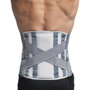 Бандаж підтримуючий з подвійною фіксацією, Алком 2039, розмір 3 (сірий)