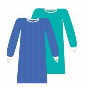 Халат хірургічний стандартний, одноразового використання,стерильний, СММС, розмір ХL, зеленого кольору, FAPOMED