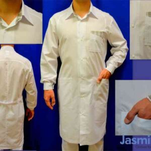 Халат медичний "ЗЕВС" чоловічий білий рукав довгий розм (182-92-80) тк600 Озд Д