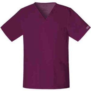 Топ unisex з трикутним вирізом колір вишневий , розмір S