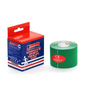 Кінезіо тейп Kindmax Зелений 5см*5м