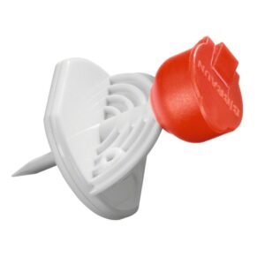 Mini-Spike Chemo аспіраційна канюля з протиаерозольним 0,2мм та партикулярним фільтром 5мм(черв.)