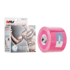 Кінезіо тейп Ares Classic Рожевий 5см*5м