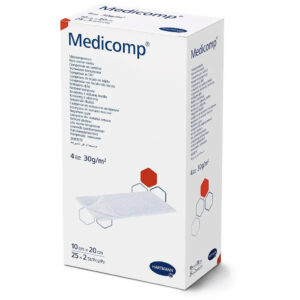 Серветка Медікомп (Medicomp) 10см*20см, 2шт. в пакунку