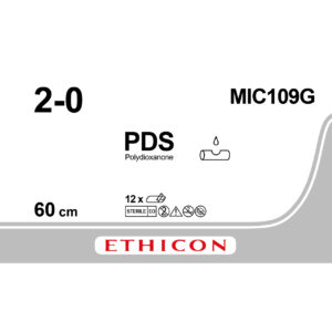ПДС-II (PDS-II) 2-0 эндопетля Ендолуп (Endoloop), фіолетовий без голки, 1шт.
