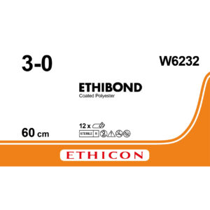 Етібонд (Ethibond) 3-0 13 відрізків по 60 см, без голки, 1шт.