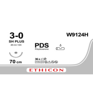 ПДС-ІІ (PDS-II) 3-0 колюча модифікована Taper Point 26 мм, 1/2кола, фіолетовий 70см, 1шт.