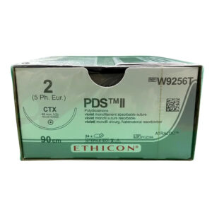 ПДС-ІІ (PDS-II) 2 колюча масивна Тапер Поінт (Taper Point) 48 мм, 1/2кола, фіолетовий 90см, 1шт.