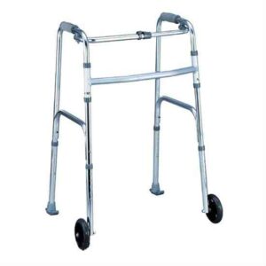 Ходунок складний NOVA на двох колісчатках алюмін.висотою 83,5-94см(№3)