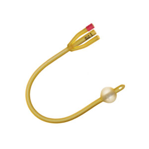 Катетер Фолєя 3-х ходовий, армований силколатекс, розмір 22