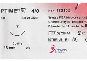 Нитка, що розсмоктується,OPTIME R 4/0 3/8 T16 T19 75CM