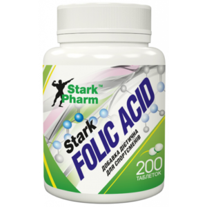 Фолієва кислота Stark Pharm - Folic Acid 400 мкг (200 таблеток)