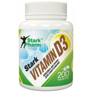 Вітаміни Stark Vitamin D3 2000IU - 200tabs