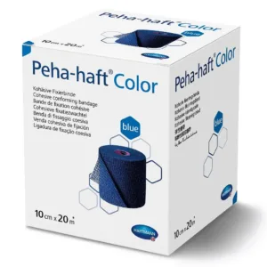 Бинт когезивний фіксуючий Peha-haft Color синій 10 см х 20м, 1шт/уп