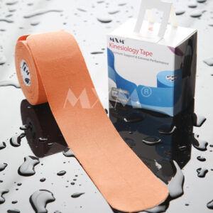 Кінезіотейп MXM, попередньо розрізаний, 20 смужок (бежевий)
