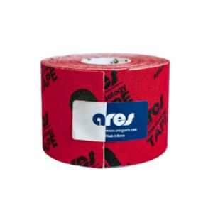 Кінезіо тейп Ares Logo червоний