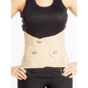 Корсет попереково-крижовий з поясом (Чорний) розмір L