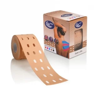Кінезіо тейп CureTape Punch 5m х 5cm бежевий