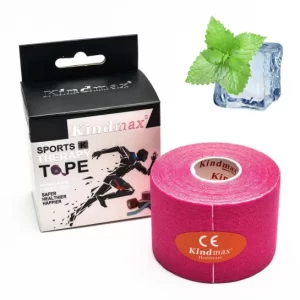 Кінезіо тейп Kindmax Menthol рожевий