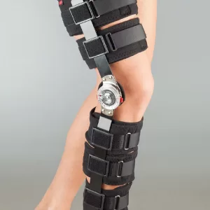 АУРАФИКС Тутор на коліно з регулюємим кутом 47см.