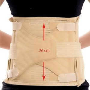 Корсет попереково-крижовий, бежевий, XXL