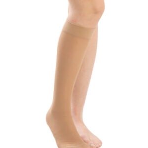 Компрес.гольфи на литку 2 клас закр.нос, беж, р.М