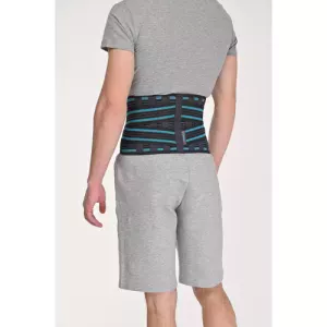 Корсет поперековий напівжорсткий І-6М COMFORT колір графітовий, розмір M