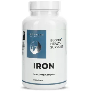 Iron 27 mg Complex + Zink 25mg + B6,B9,B12 (90 таб)