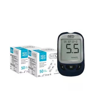 Глюкометр NEO (синій) + 100 тест-смужок