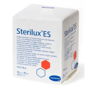 Марлеві серветки Sterilux® ES,10см х 10см, нестерильні, 100шт/пак