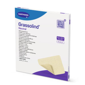 Атравматична мазева пов’язка Grassolind Neutral 20×20 см 10 шт.