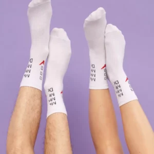 Медичні шкарпетки з принтом I am Doctor (41-44)