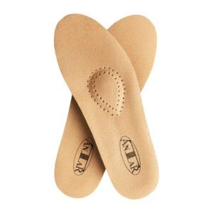 Устілки ортопедичні з амортиз. основою, шкіряні, р.45