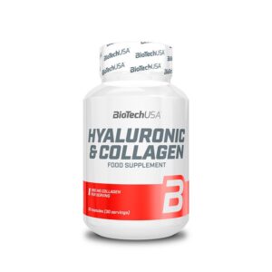 Hyaluronic and Collagen 30 капсул (Made in EU) BioTech