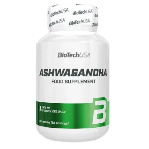 Натуральна добавка BioTech Ashwagandha, 60 капсул